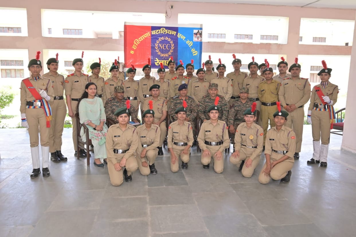 Colonel Sombir inspected NCC company