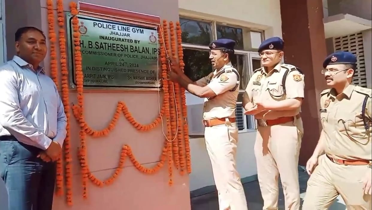 Modern gym inaugurated in police line