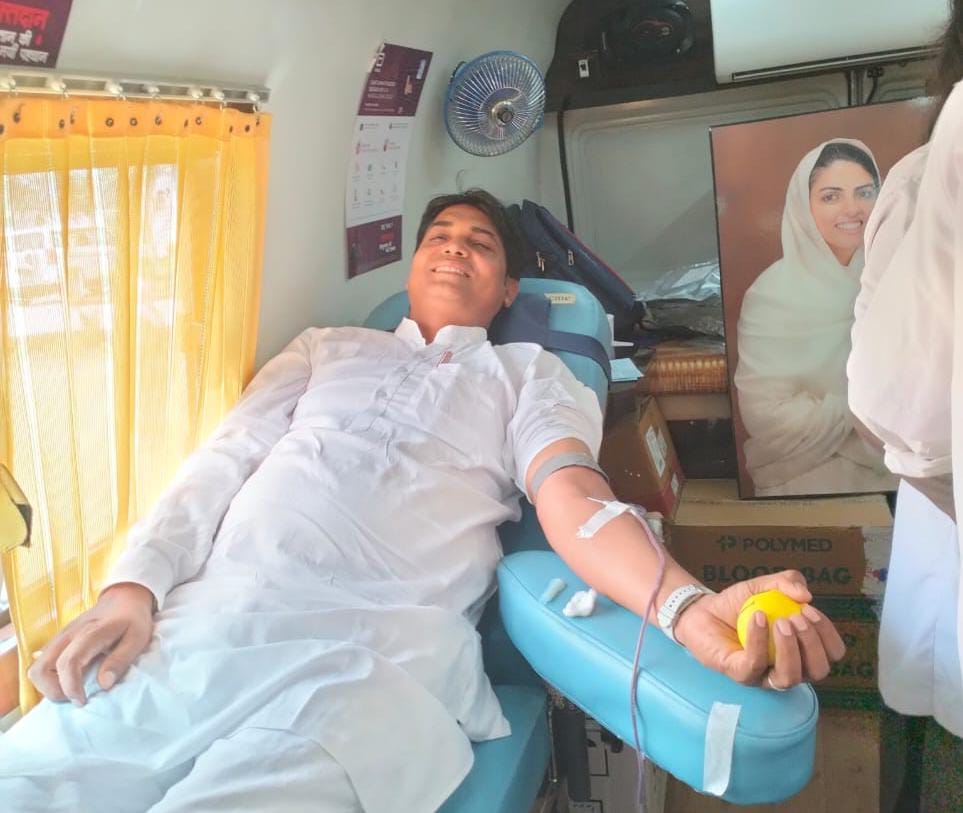 311 units of blood donated in blood donation camp