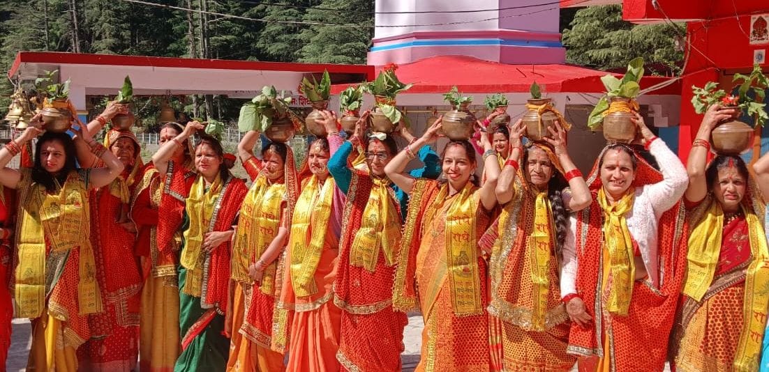 Srimad Bhagwat Katha begins with grand Kalash Yatra