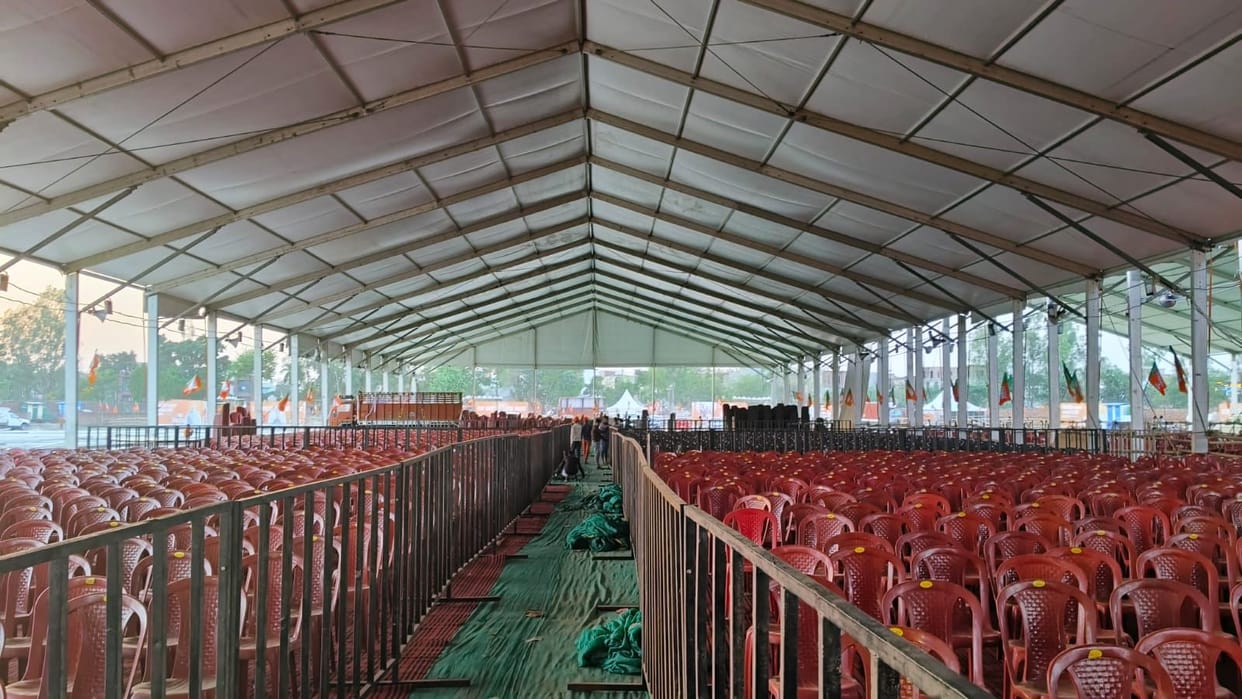 PM's meeting today, entire area will be under security cover