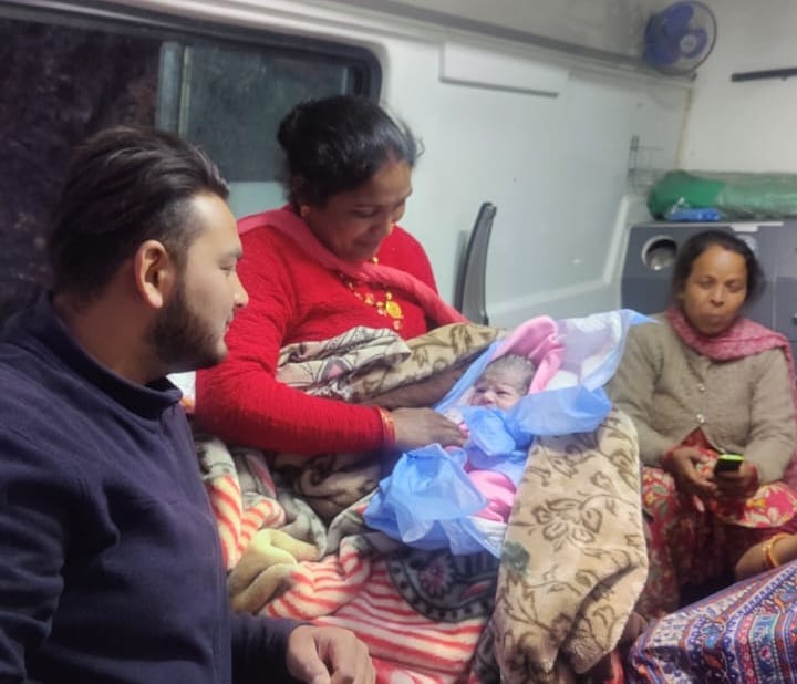 Two deliveries took place in 108 ambulance in Didihat