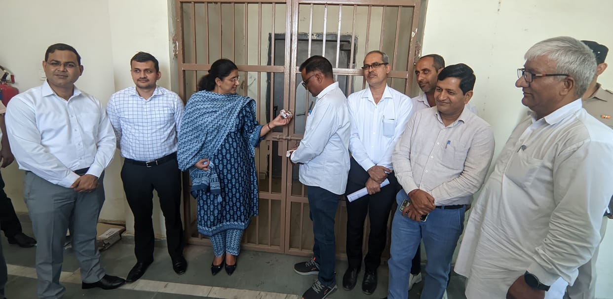 First randomization of ballot unit, control unit and VVPAT done