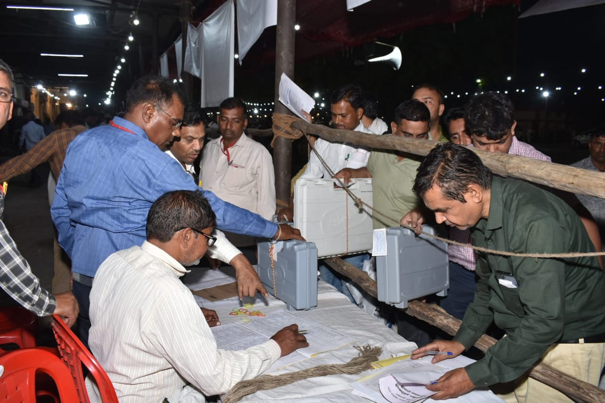 Voters missed first class, 57.53 percent votes cast