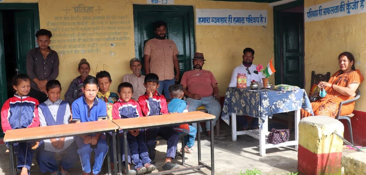 Parents have been running the school by depositing Rs 100 each for three years.