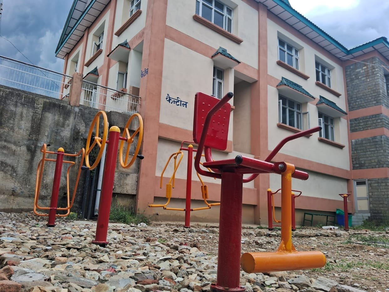 Open gym started in Jogindernagar College, synthetic ground will be built with Rs 31 lakh