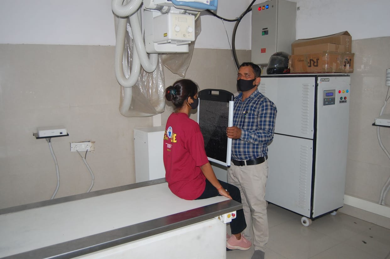 xray machine stopped from 9 days in Deria medical college