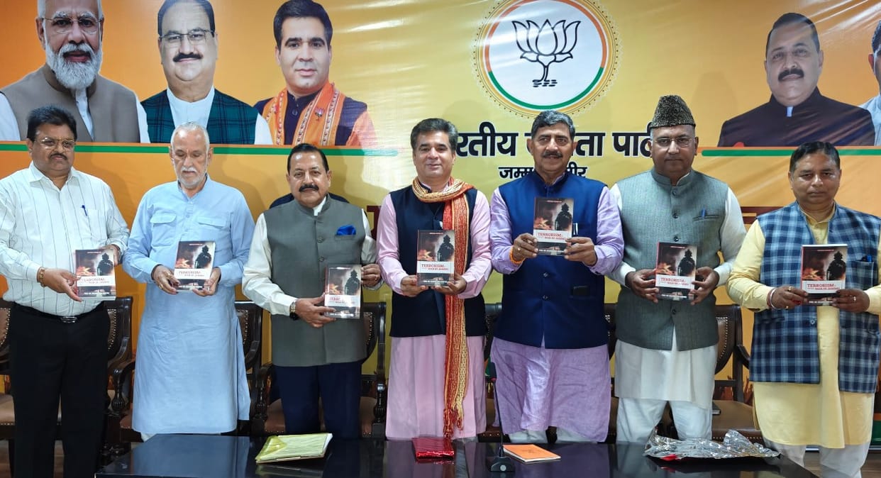 Book Released, Terrorism in jammu and Kashmir
