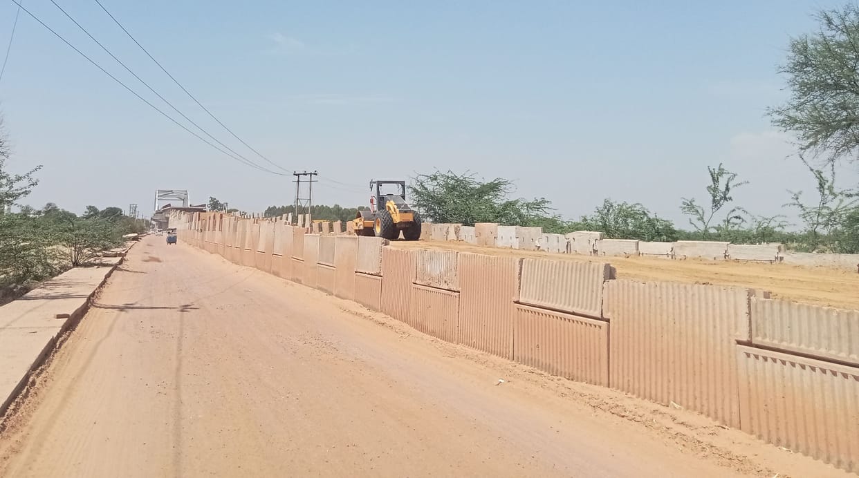 It was supposed to be ready in two years, now only 75 percent of the bridge was completed in four years and two months.