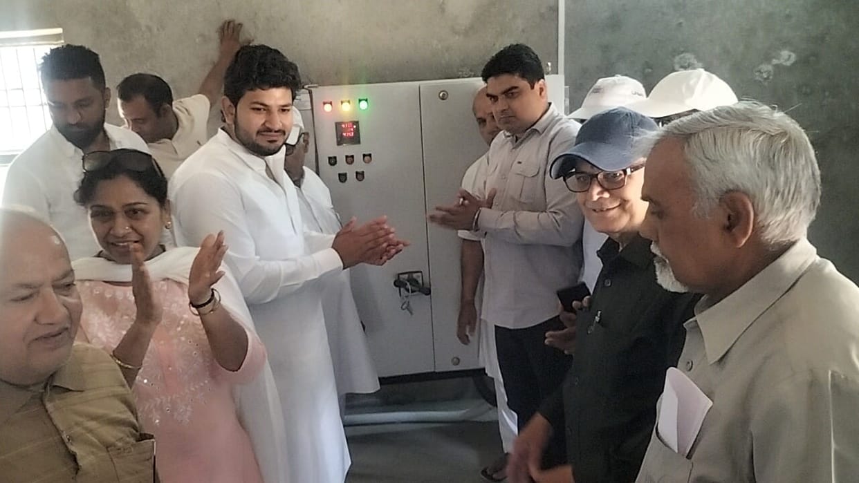 Solution to drinking water crisis in Sector 9, now water will be available twice a day