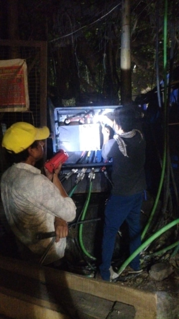 Five hundred houses in Krishnanagar lost power due to transformer fire
