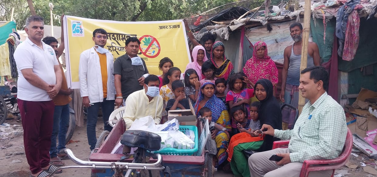 Health checkup conducted in Bengali Colony