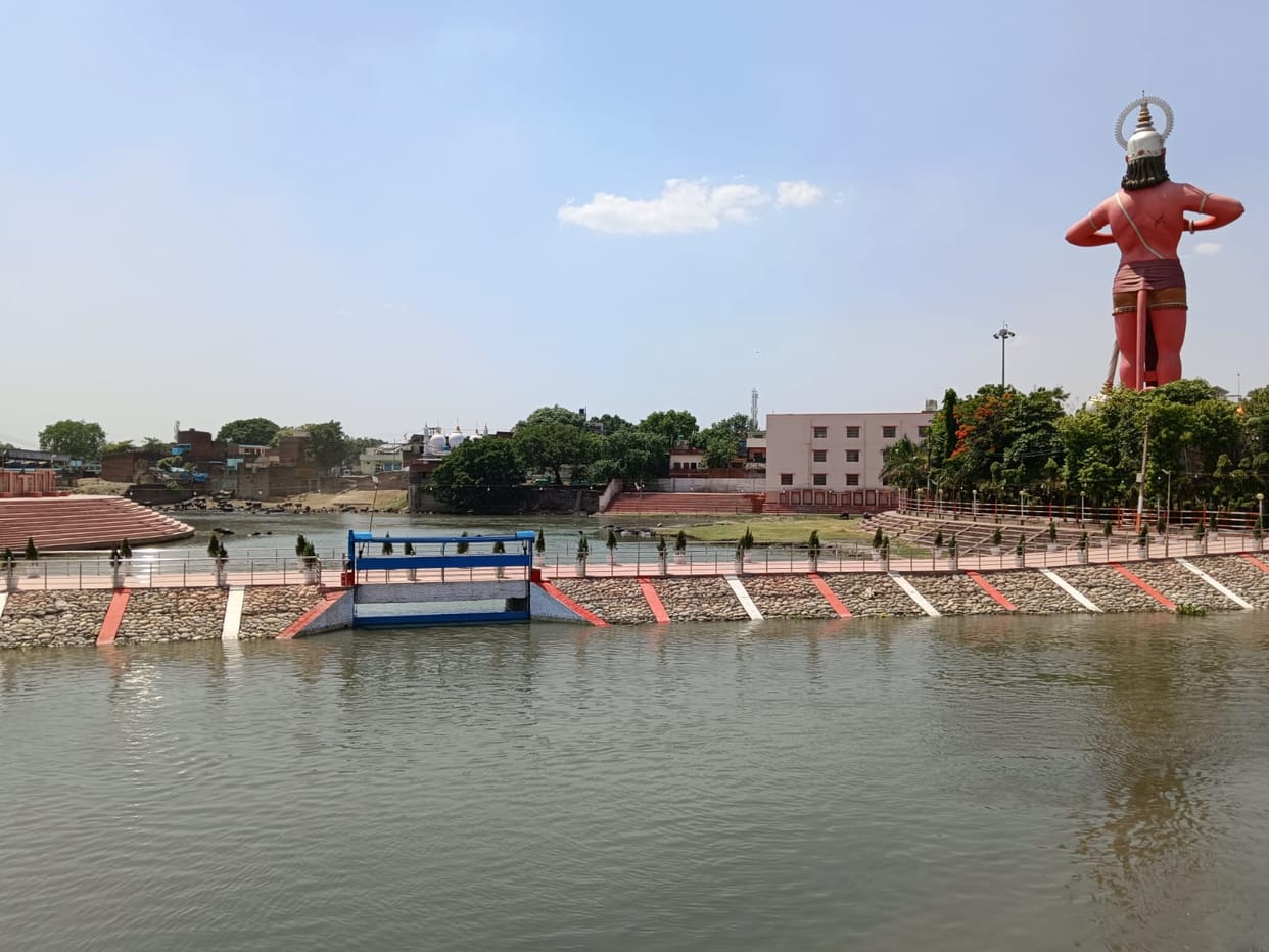 Hanumat Dham: No trace of ropeway, pathway also stuck