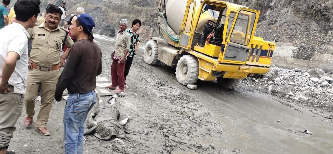 Youth dies after being hit by cement mixer
