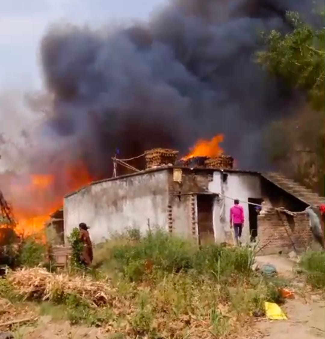 Fire: 41 huts burnt, six goats dead, one burnt