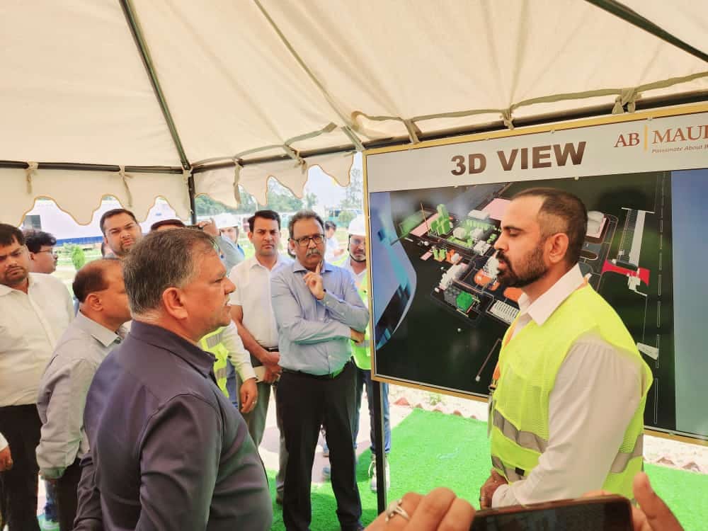 Industrial Development Commissioner saw the ongoing work in the yeast factory.