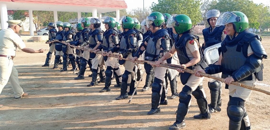 Mock drill to maintain law and order