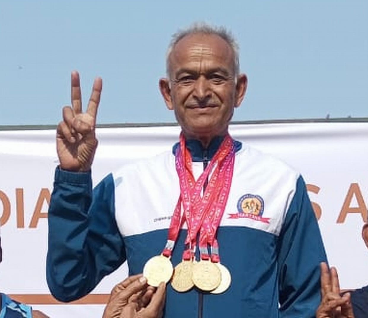Ramkishan Sharma won five gold medals