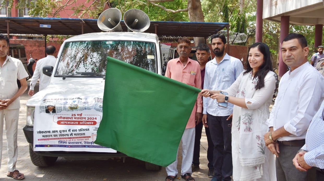 ADC flags off voter awareness vehicle
