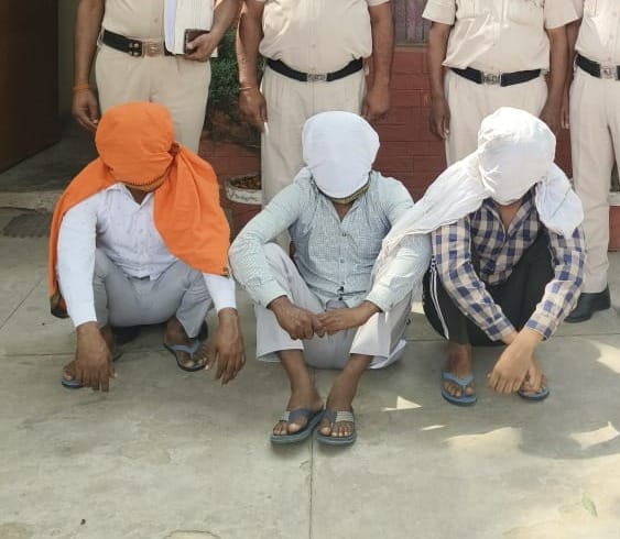 Three accused of demanding extortion from shopkeeper arrested in 48 hours