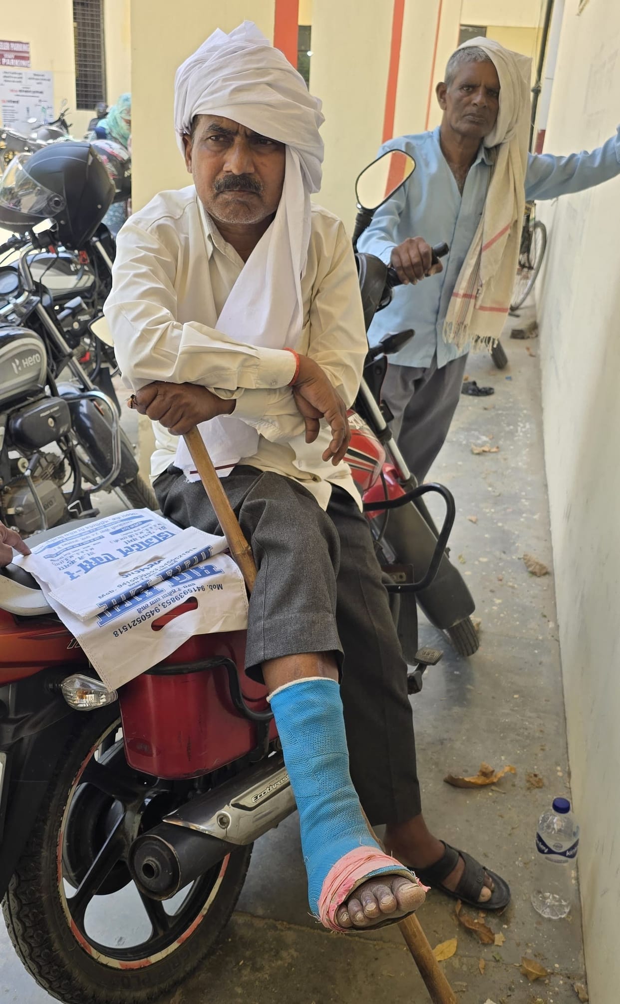 Had to wait for hours to get medical treatment