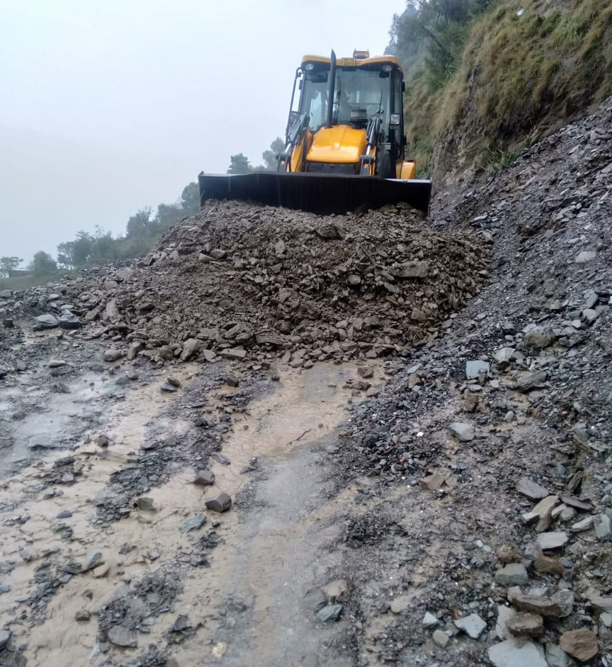 Potholes lying near Kali Mata temple on Chamba-Tisa road