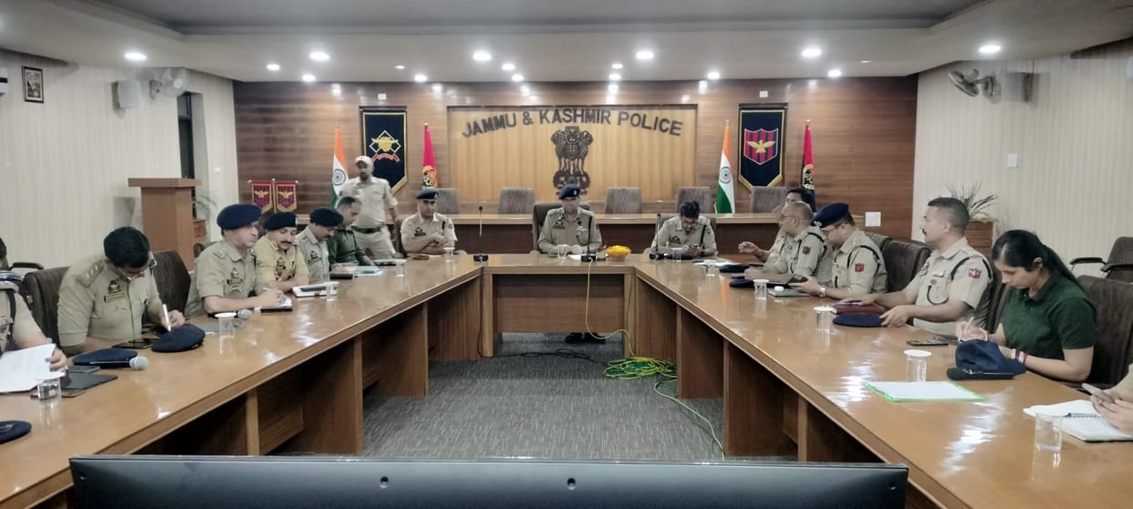 SSP Jammu Meeting With Police Officials