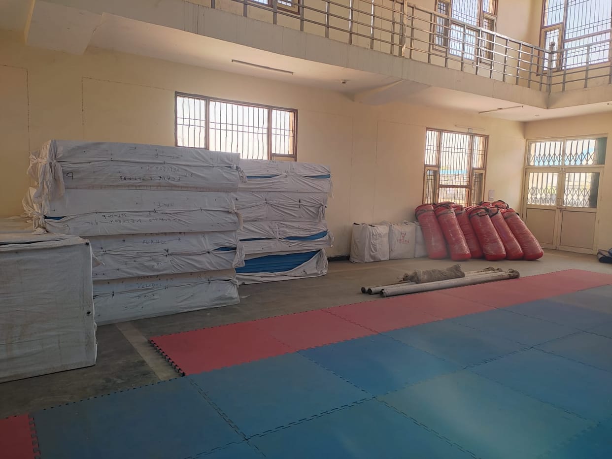 116 had applied for sports material, till now 30 have received the material due to election code of conduct.