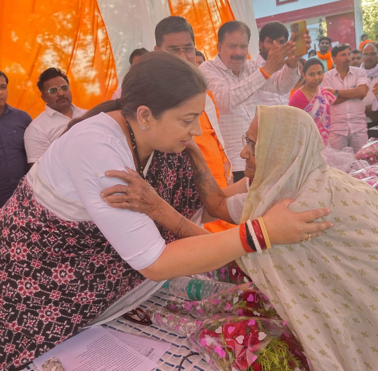 Development is now taking place in the area known by the name of missing MP: Smriti Irani