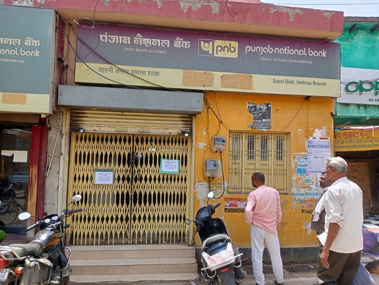 Election duty of employees, work stopped in bank