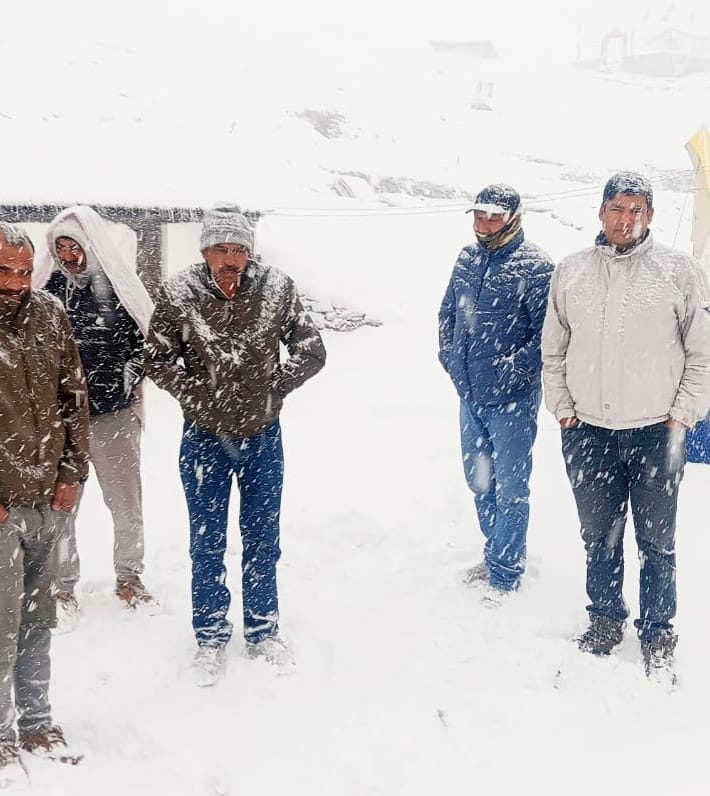 KMVN's recce team could not reach Adi Kailash due to snowfall