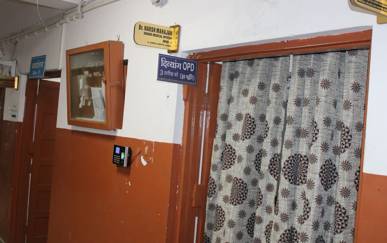 If you want treatment for your illness, go straight to the Divyang OPD.