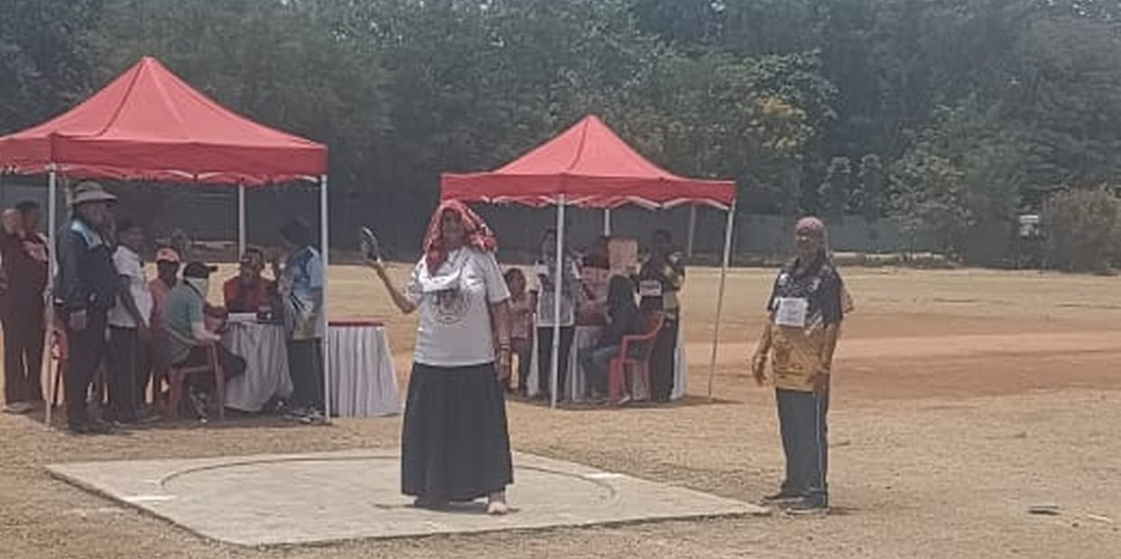Grandma Rambai once again dominates the sports field with her two daughters.