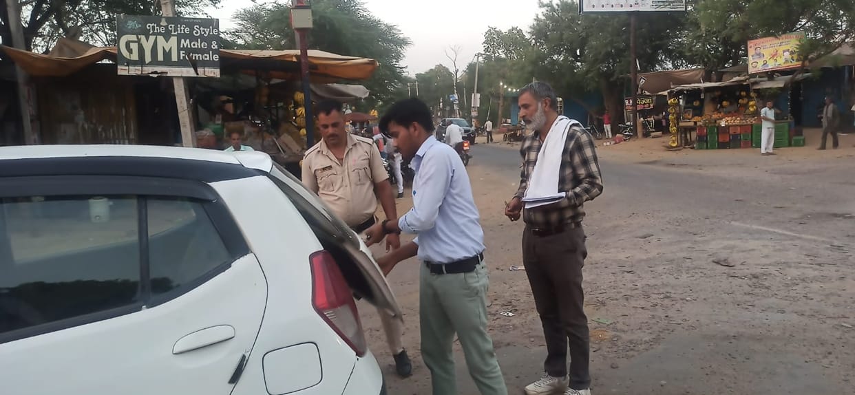 Police alert, checkpoints are being set up for Lok Sabha elections