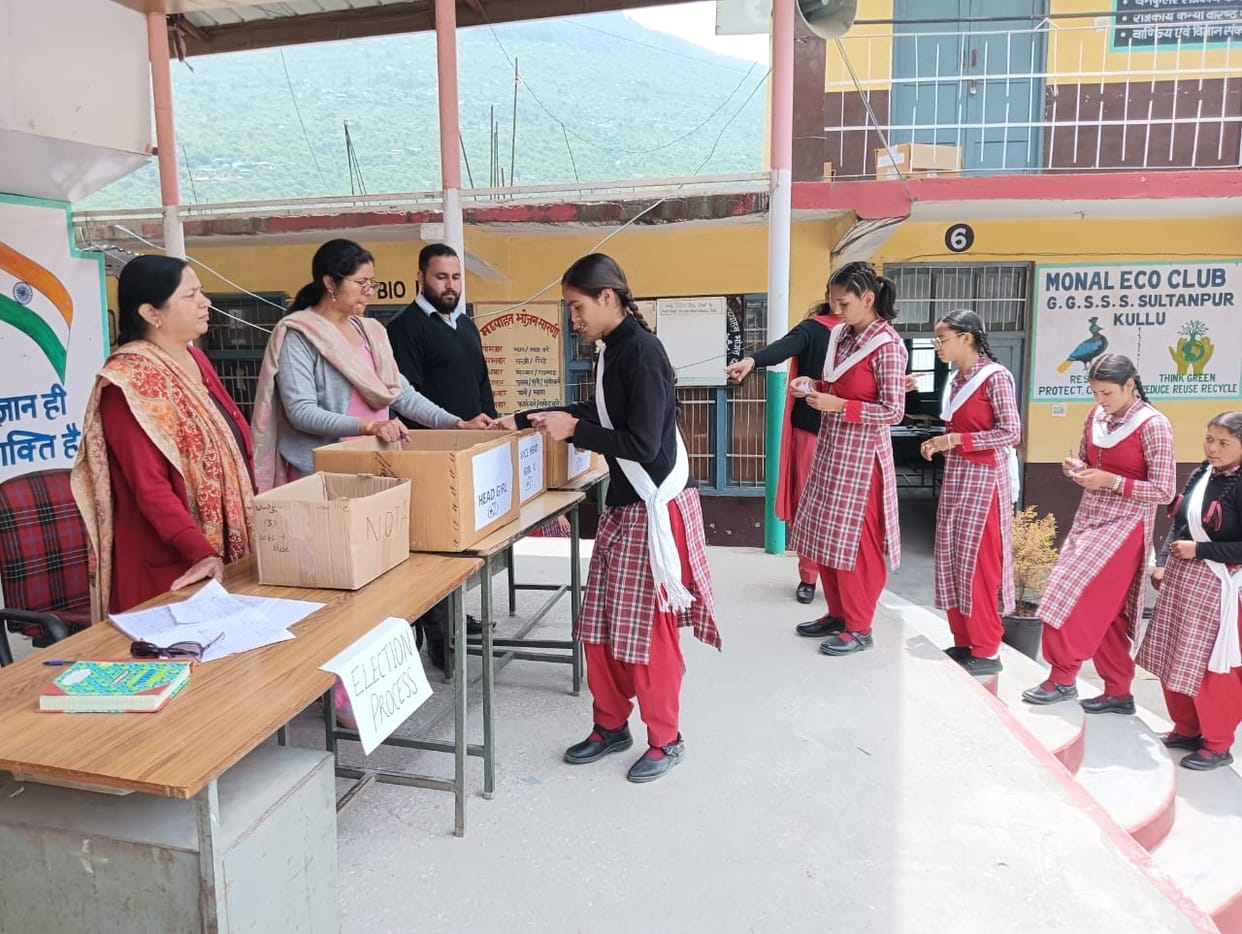 Told the election process to the girl students