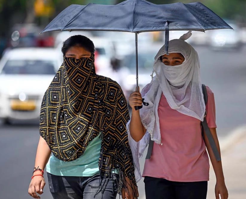Heat broke the record in Damoh in Hindi news