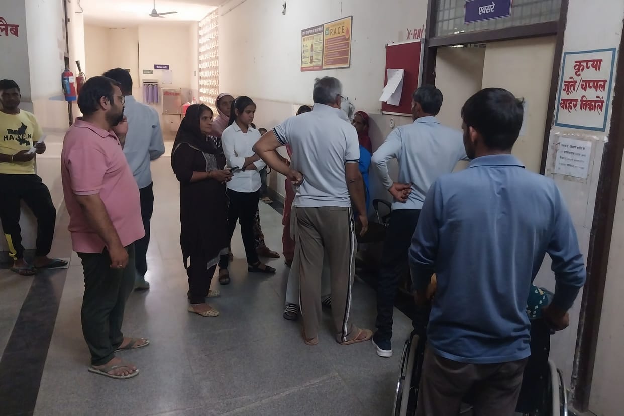 Patients distressed X-ray services stalled at Shivpur CHC 70 patients returning without treatment daily