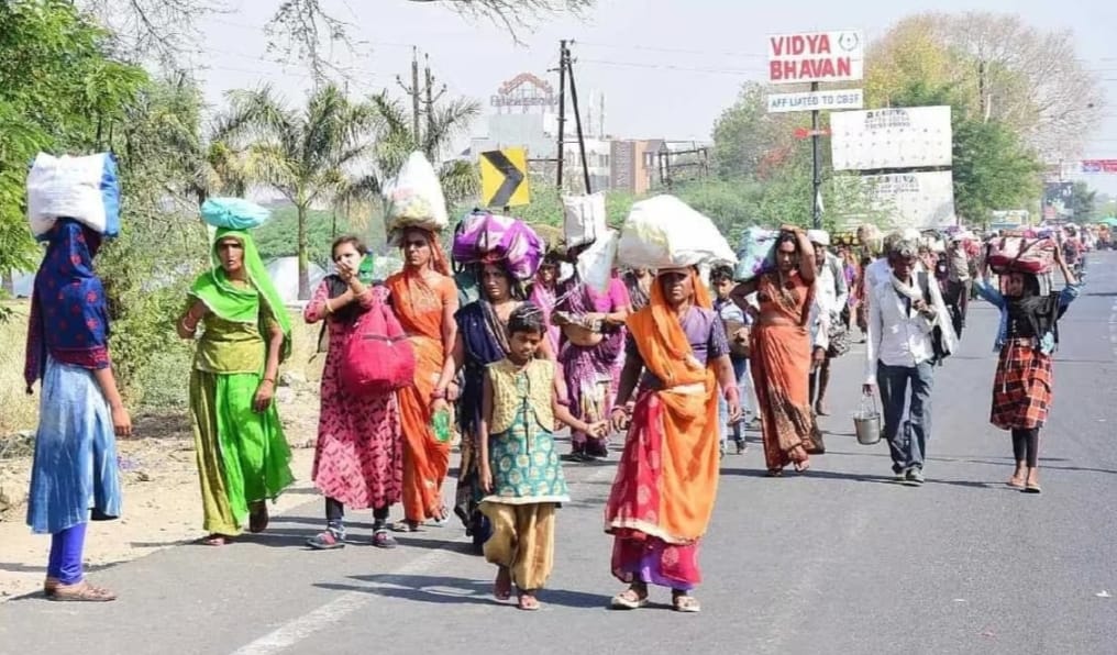 Panchkroshi Yatra Started with worship of Baba Vishwanath devotees rested in Karmadeshwar Mahadev