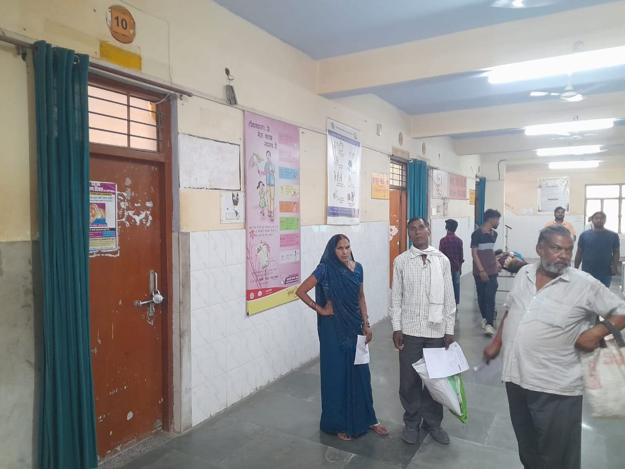 Sugar and BP testing not done, patients returned disappointed