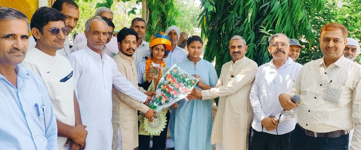 Gold medal winner Mamta Swami honored