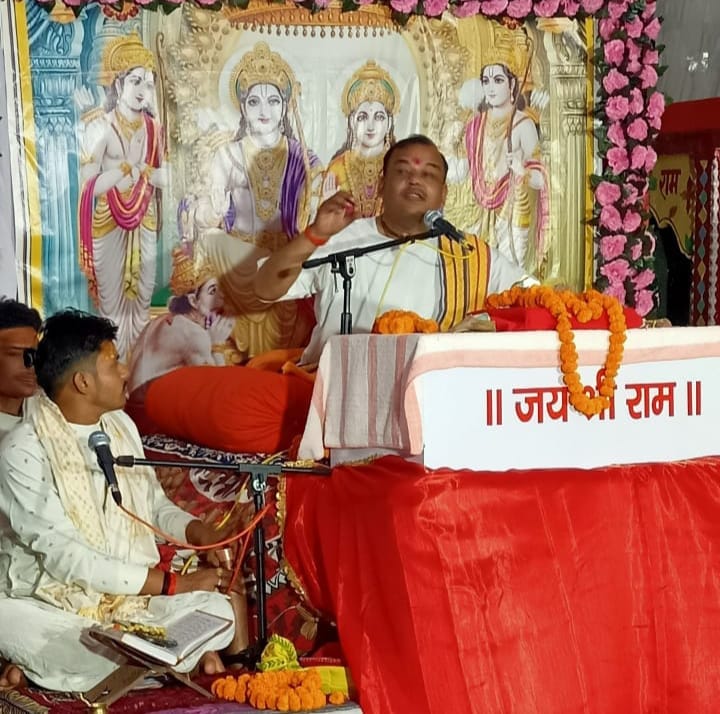 Sati incident narrated in Shri Ram Katha