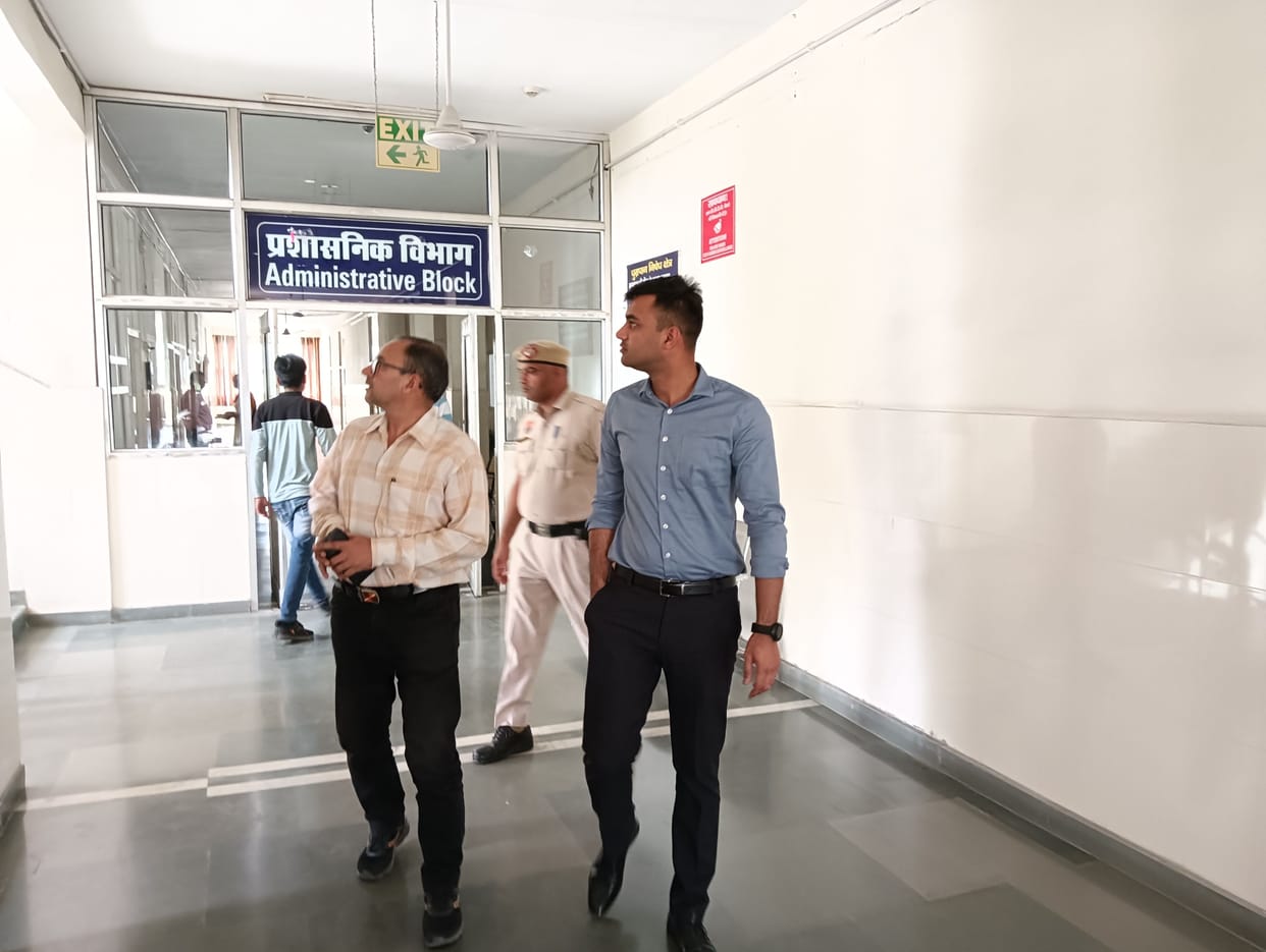 SDM inspected the sub-divisional hospital, checked the arrangements