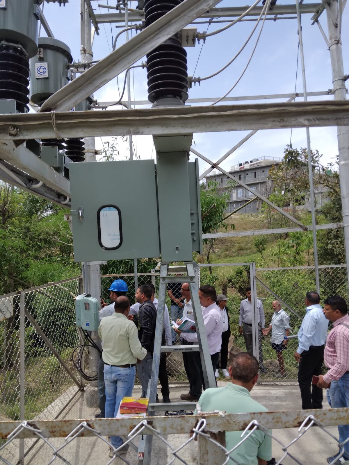 Electric current was run in the private electricity substation of the medical college.