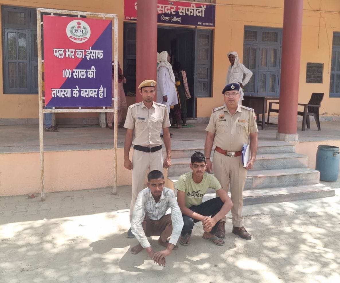 Two accused of stealing tube well wire arrested