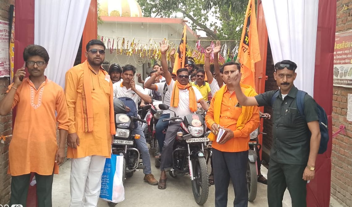 Bike travelers left for Maa Purnagiri's darshan