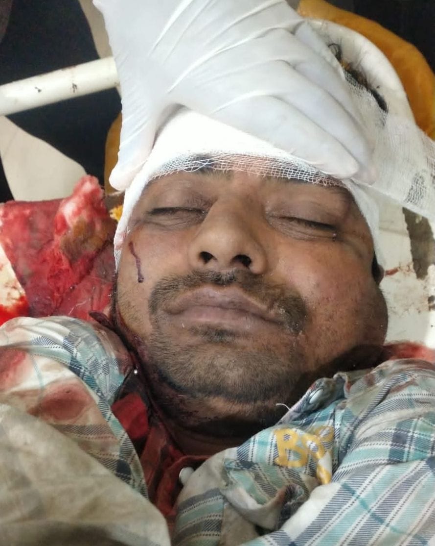 Where did the injured go from the government hospital? family members upset