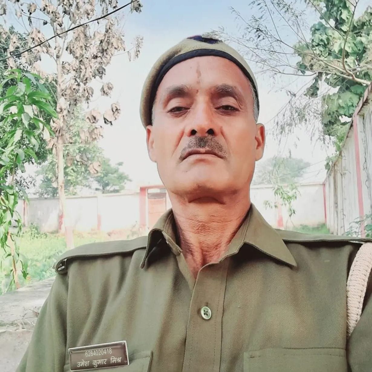 Two home guards who went to Agra on election duty died in a road accident