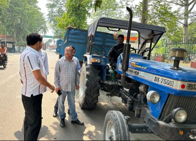 Wheat being transported without records caught