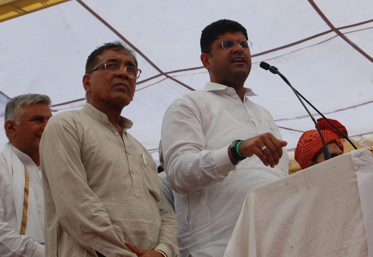 Public meeting of former Deputy Chief Minister Dushyant Chautala