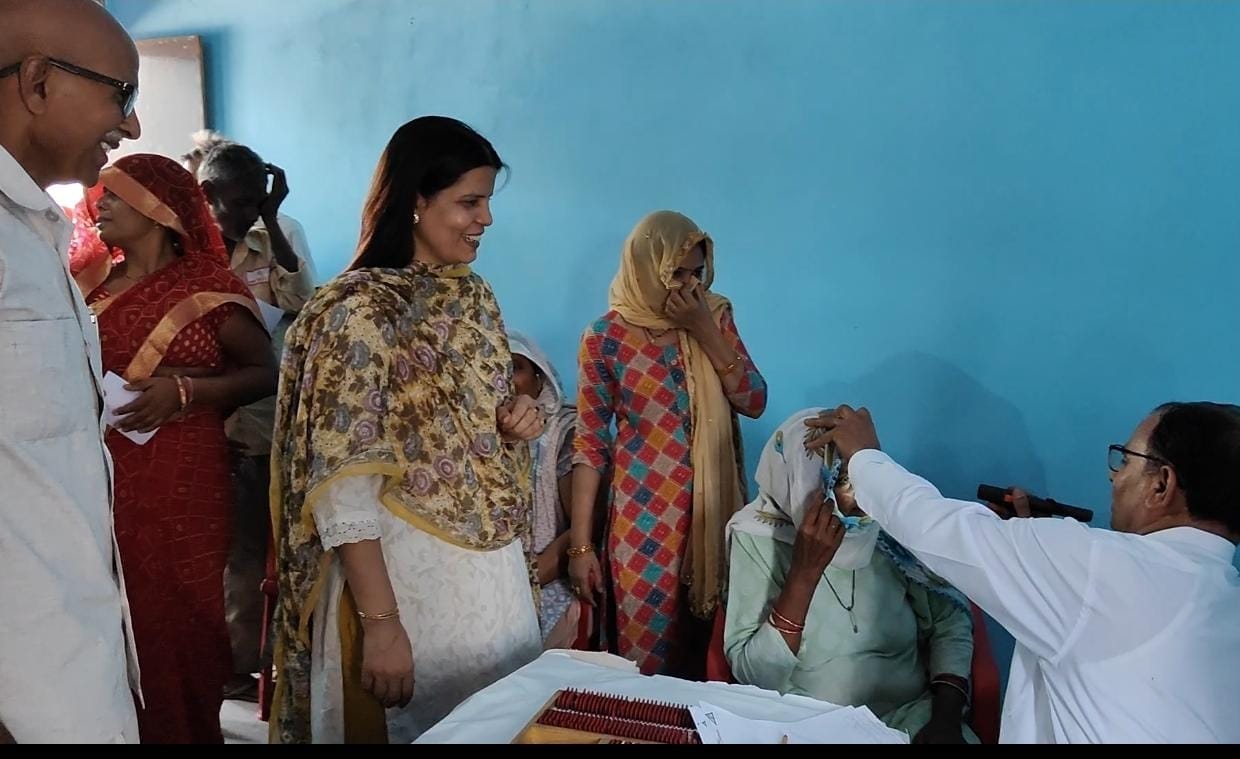 The committee organized camps at two places in the city
